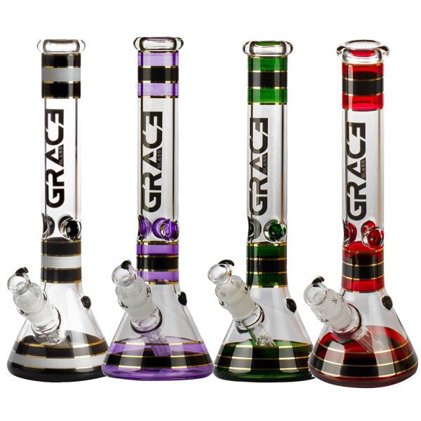 Grace Glass Bong Striped Series