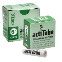 actiTube KONIK Extra Slim Aktivkohlefilter